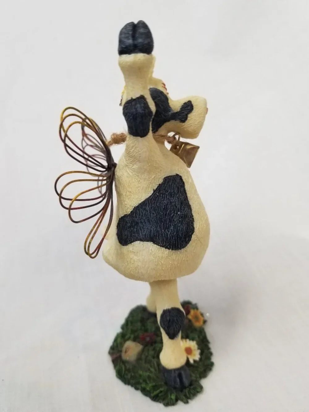 Boyds Bears and Friends Holy Cow DISCO 1st Edition #645 Bobble Cow Angel 2003